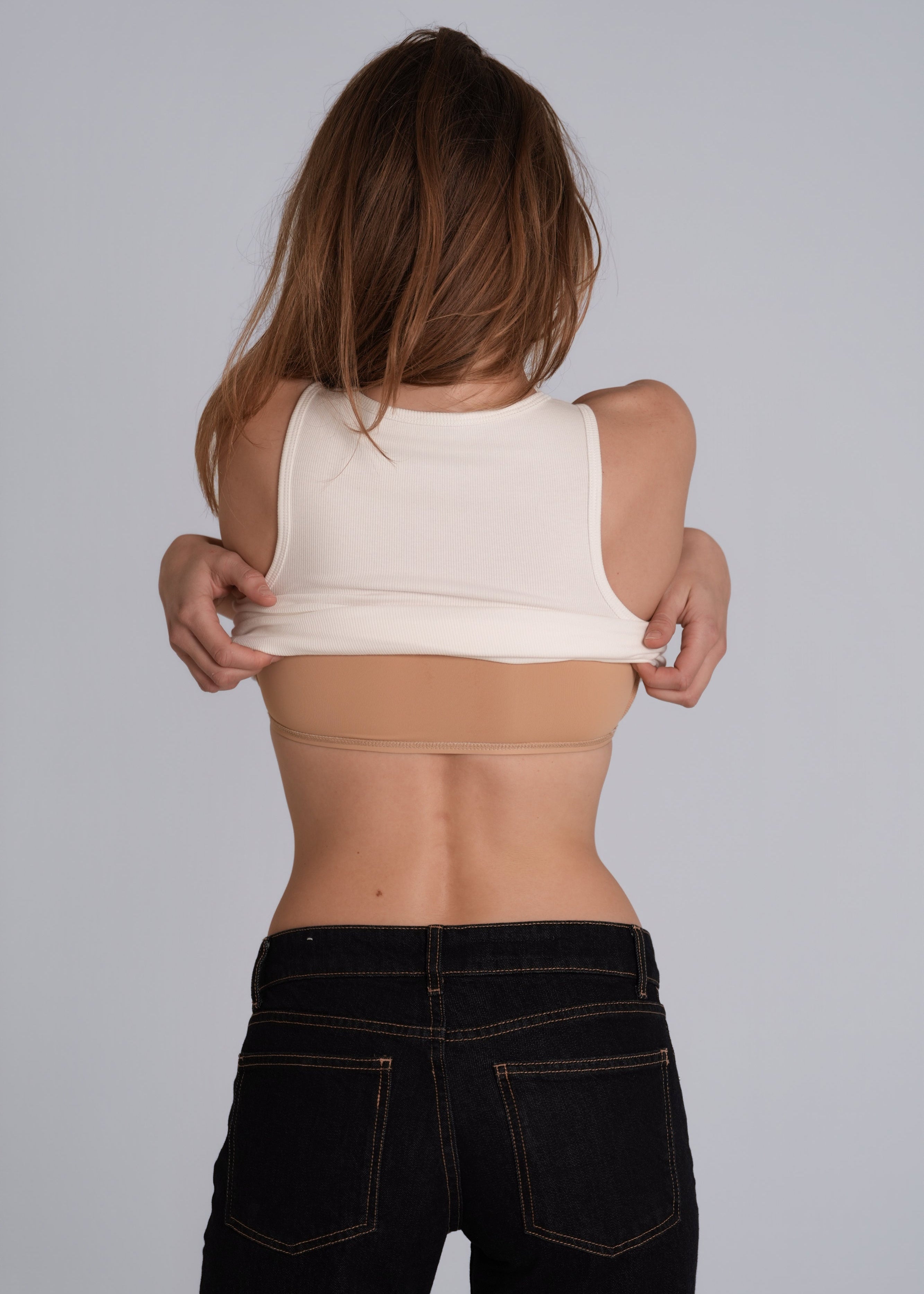 The Classic Ribbed Tank White