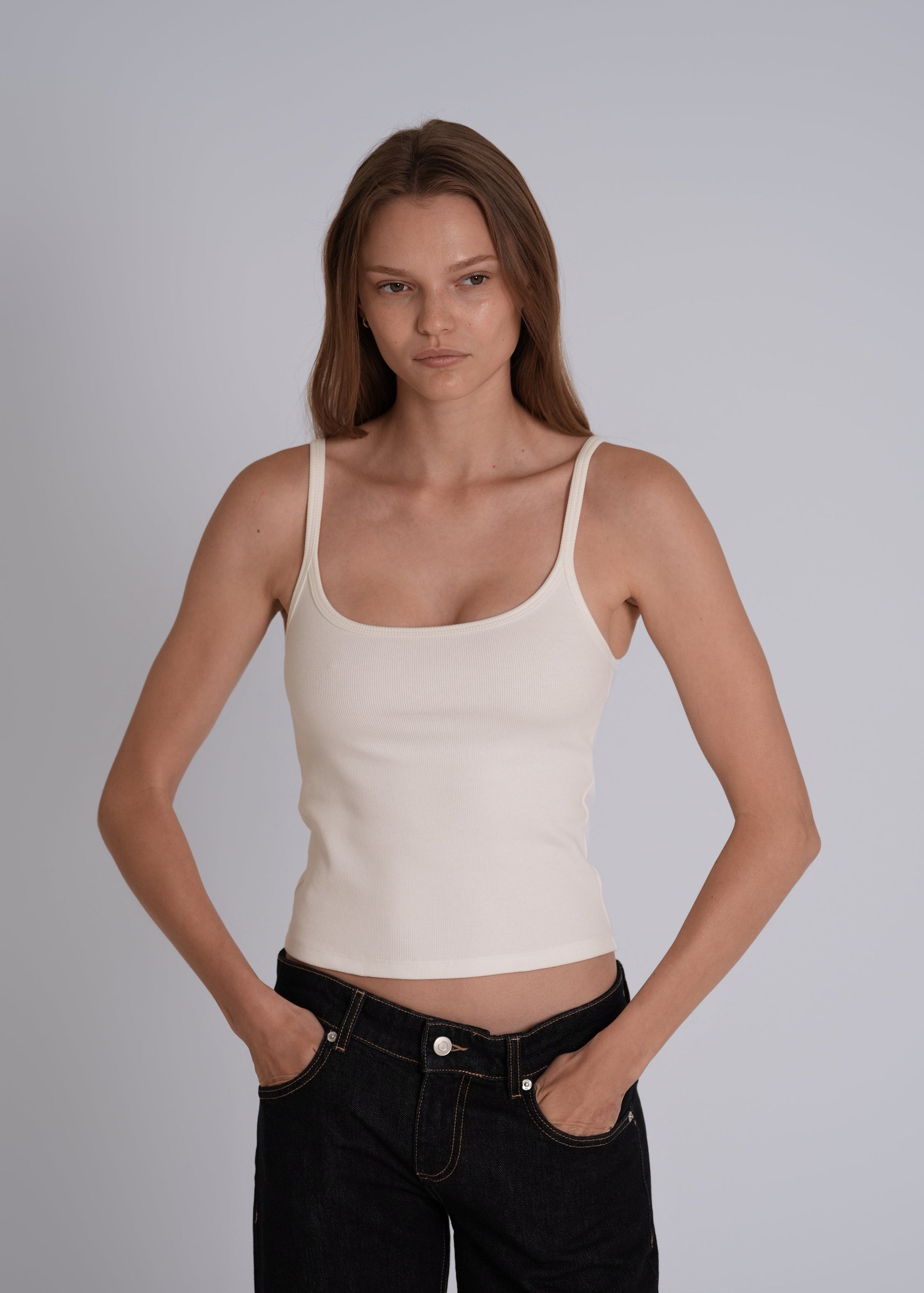 NEW The Thin Strap Essential White